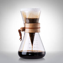 帝国（Diguo）咖啡滤壶 耐高温玻璃咖啡分享壶 大容量美式咖啡壶 配滤纸滴漏咖啡壶 700ML 分享壶