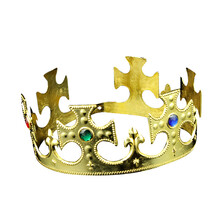 盛泉 COS国王头饰 皇后头圈 王冠 国王 皇冠 王冠 公主头喾 金色国王