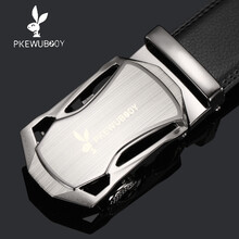 男士皮带真皮自动扣牛皮腰带商务青年裤带学生韩版休闲中年裤腰带 16号款 120cm