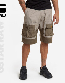 G-STAR RAWP-35T男士宽松五分短裤休闲工装耐穿外穿夏季2024新款D24315 灰色 33