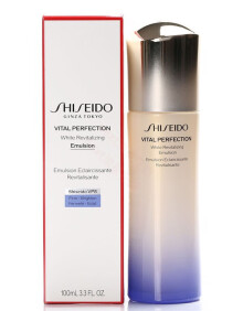 资生堂（Shiseido）女士乳液中小样 悦薇亮肤乳100ml正装（清爽型）
