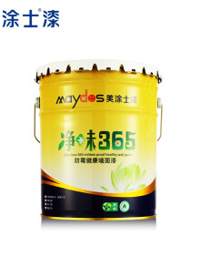 美涂士 净味365环保防霉漆 白色乳胶漆 彩色墙面漆 油漆涂料 20kg超值