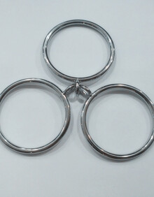 欧雅派 窗帘罗马杆挂环吊环内径45毫米 银白色