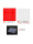 [磁吸]1厘·米正方形/红100个+白方格板/盒装