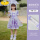 S2013紫色短袖+发饰 夏季