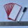 红边白底10个(5*10厘米) 白板笔
