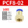 PCF8-02插管8mm螺纹2分