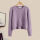 紫色毛衣 单件