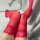 蕾丝红丝袜3双装