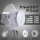 透明矽胶款-防尘毒面具1套+20片圆形科技KN95