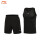 两件套标准黑健身背心+速干短裤