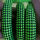 绿色涤纶14毫米二层编织