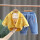 X230111英文date衬衣三件套黄色