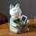 陶瓷猫蓝白