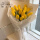 A款10朵黄色郁金香花束