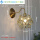 透明花瓣壁灯-黄铜盘-+4W LED