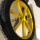 18寸扁管钢圈配充气轮胎+轴承