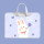 紫郁金红耳兔-可手提