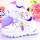 H051【白紫单鞋】皮面运动鞋