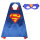蓝色超人披风+眼罩