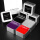 4条礼盒装(黑色+紫色＋灰色+红色