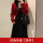 红色外套【单件】【深冬装搭配一整套时尚今年流行漂