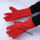 3双红色长款电焊牛皮手套