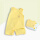 黄色-无袖短爬单件装