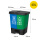 蓝+绿40升双桶 其他垃圾+可回收