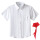 白色短袖(口袋款)红领巾