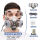 高效防尘毒面具+防雾大眼罩+100