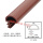 边卡Y004-9 红棕色(1米) 材质：PVC