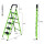 升级版D型管5步梯 绿色