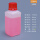 桔红色 250ml半透明方瓶红盖