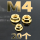 M4【20个】金色法兰螺母