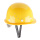 玻璃钢安全帽黄
