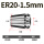 ER20-1.5mm