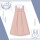 (泡泡兔)粉色卡奶裙+短袖衬衫