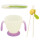 虎口筷绿+勺+碗紫色210ml