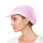 小工帽硬帽檐粉色