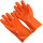 橘色防蜂手套 3双 27厘米 加大