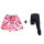 DK97粉色+J05黑色紧身裤