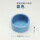 半圆弧蓝色-陶瓷食盆