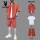 红衬衫+白短T+红短裤【三件套】