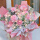 11朵粉色康乃馨欧式花束