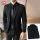 (2件套)黑西装外套+黑衬衣领带黑