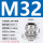 M32*1.5（线径16-22）安装开孔32毫米
