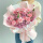 粉色康乃馨花束-祝福