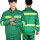 绿色制服呢材质：短袖(特大号G