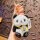 毛绒熊猫玩偶挂饰蘑菇挎包